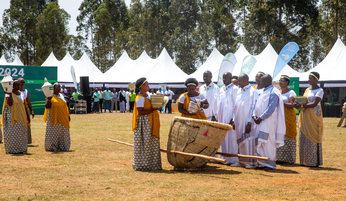 Residents of Kayonza District celebrate Umuganura 2024, a centuries-old tradition rooted in pre-colonial Rwanda that brings communities together in gratitude for the fruits of their labor. Photo by Willy Mucyo