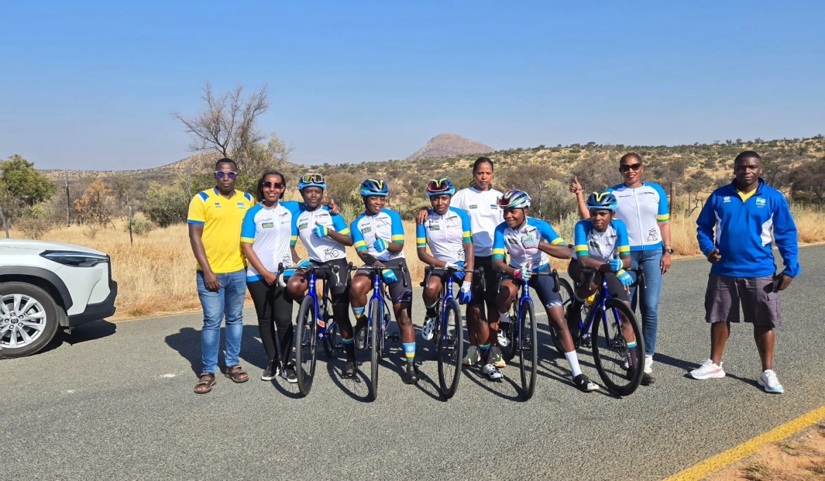 Rwanda women&#039;s team taking part in Windhoek women&#039;s tour