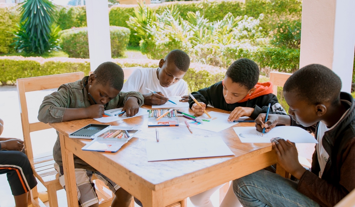 Children in Musanze left the streets and, since they pursued art, their lives have changed-courtesy photos