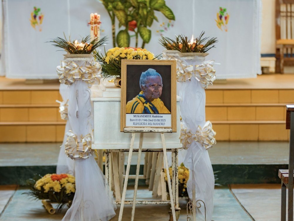 Deceased Mukura VS fan Madeleine Mukanemeye was laid to rest on Tuesday, August 5-courtesy photos