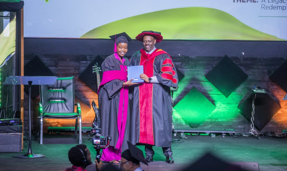 Lisa Kamikazi, former secular music artiste was among over 100 students graduated from Africa College of Theology (ACT) on Saturday, August 2. Photos by Titus Manzi