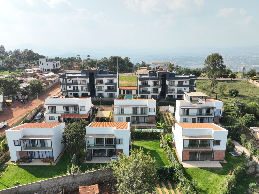 A view of Isange Phase II housing project at Rebero.