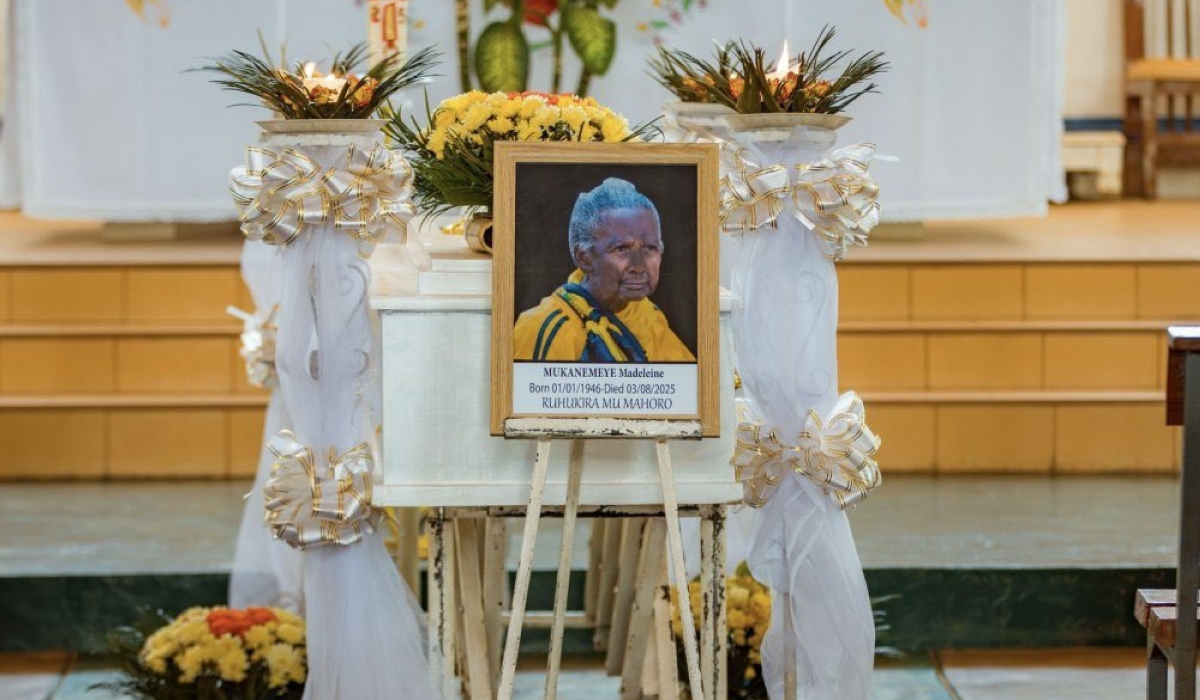 Deceased Mukura VS fan Madeleine Mukanemeye was laid to rest on Tuesday, August 5-courtesy photos