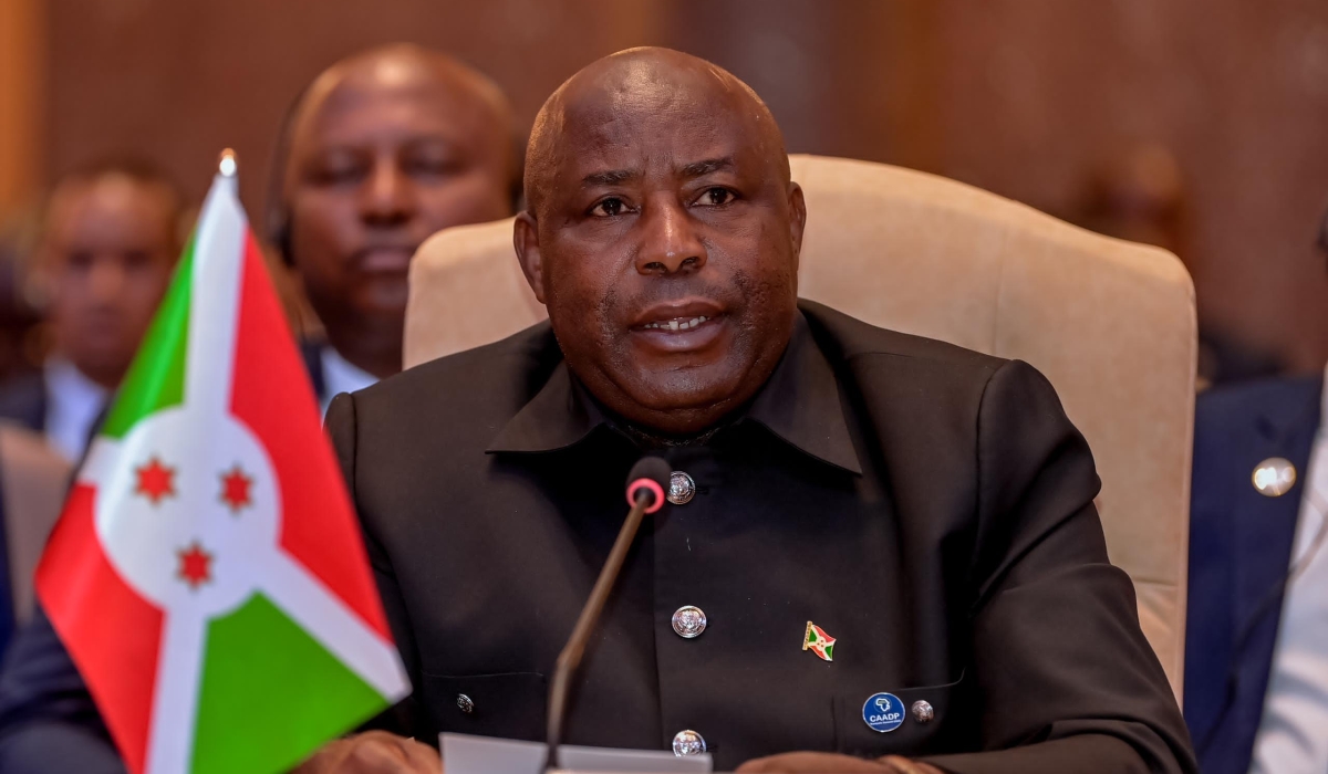 President Évariste Ndayishimiye.