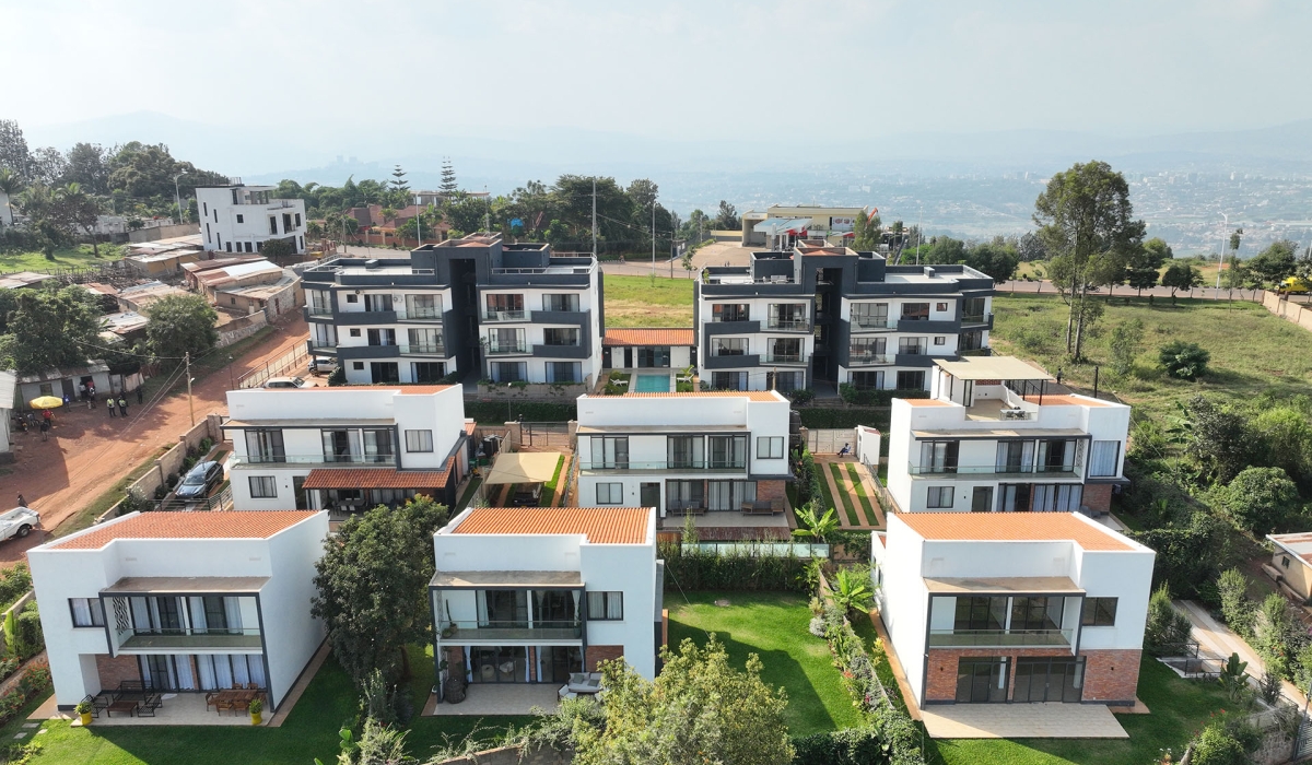 A view of Isange Phase II housing project at Rebero.
