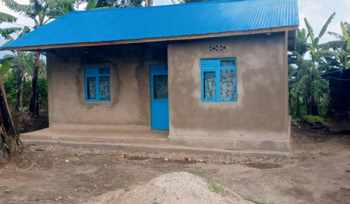 One of the rehabilitated houses in Cyanzarwe Sector, Rubavu District. Photo by Germain Nsanzimana.