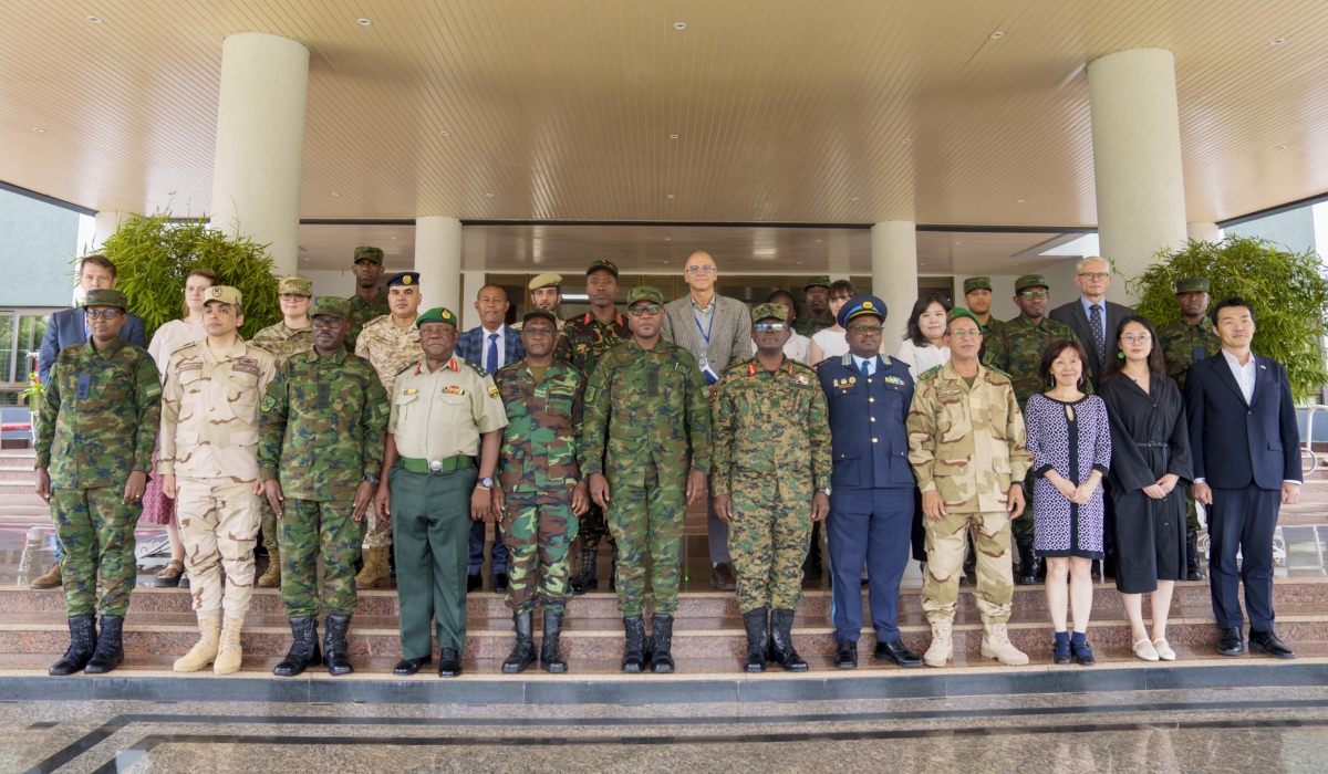 Rwanda Defence Force (RDF) hosted Defence Attachés for a briefing on both internal and regional security dynamics on Thursday, August 8. Courtesy