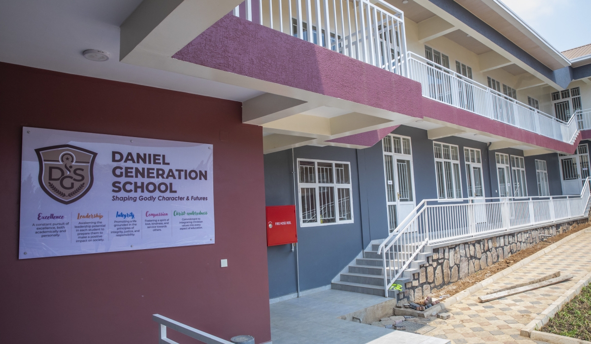 Daniel Generation School (DGS), a new Christian-based learning institution, will open on September 10 in Kagugu, Gasabo District. Photos by Craish Bahizi