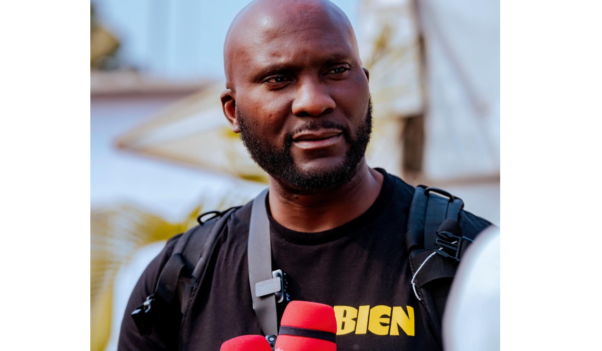 UK-based Nigerian TV host Olajide Adespoe is in Rwanda to discuss strategies to promote Bruce Melodies music including his upcoming track Pom Pom which features Diamond Platnumz and Joel Brown-courtesy