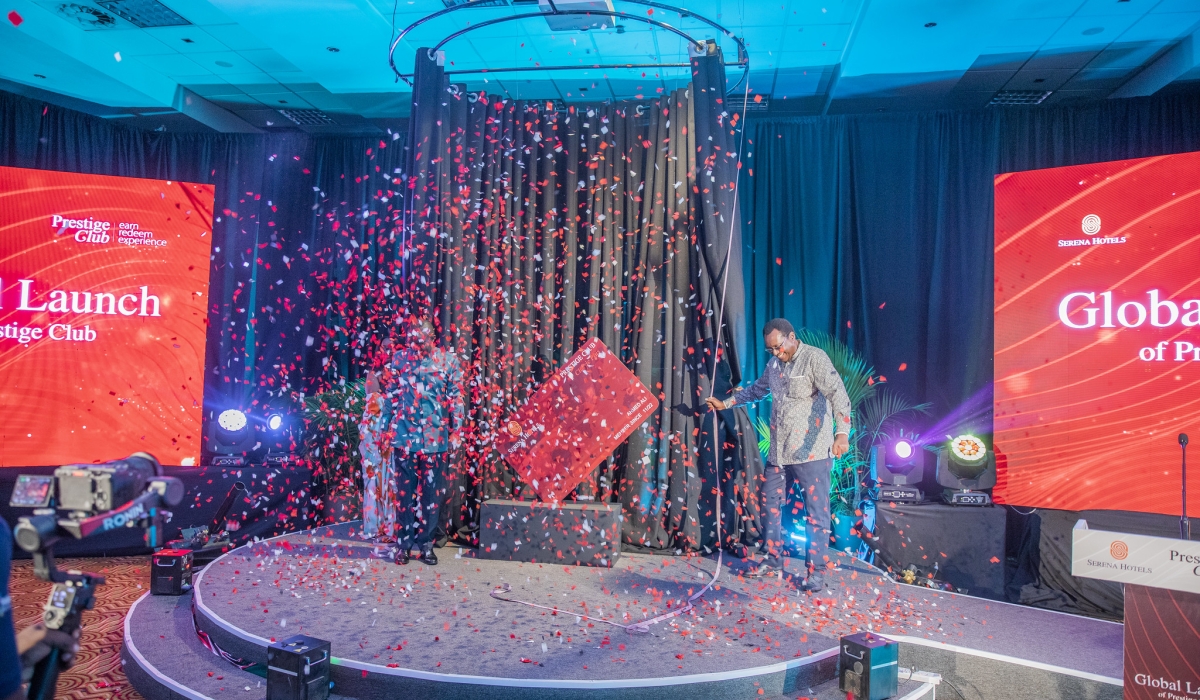 Serena Hotel officials launch  Prestige Club, along with a new membership tier called Prestige Plus on Wednesday, August 6. Photos by Craish BAHIZI