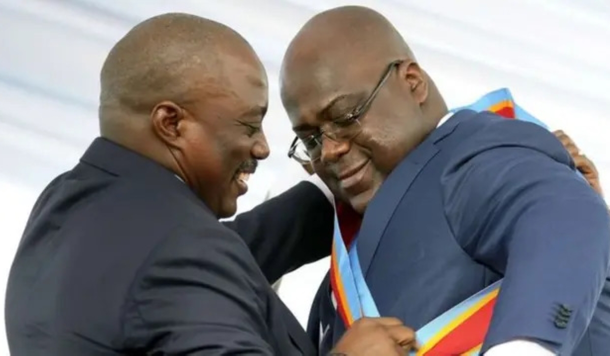 Former DR Congo President Joseph Kabila hands over the power to Tshisekedi. Courtesy