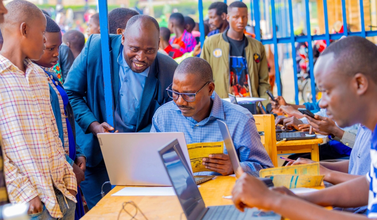 Residents during during the national launch of the Civil Registration Week in Muganza Sector, Nyaruguru District on August 12. Courtesy