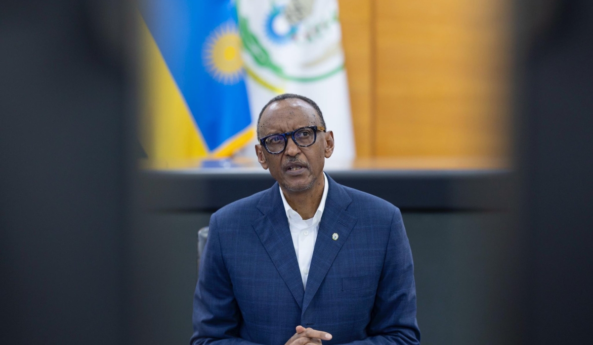President Paul Kagame virtually attends a summit of Heads of State and Government of the East African Community (EAC) and the Southern African Development Community (SADC)  on Wednesday, August 13.