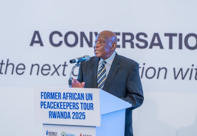 Maj Gen (Rtd) Clayton Boanubah Yaache from Ghana shares his story while on a visit in Rwanda this week.