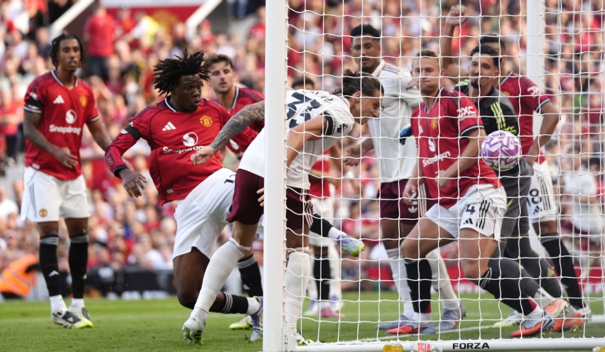 Benjamin Sesko came on in the second half for what was his Manchester United debut.