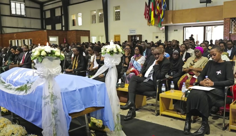 Aisa Kirabo Kacyira, the former Mayor of Kigali and Head of the United Nations Support Office in Somalia, was laid to rest on Tuesday, August 19. Courtesy