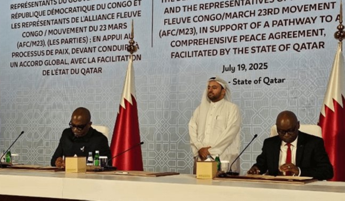 The United States government has welcomed the resumption of negotiations between DR Congo and the AFC-M23 rebel movement in Doha.