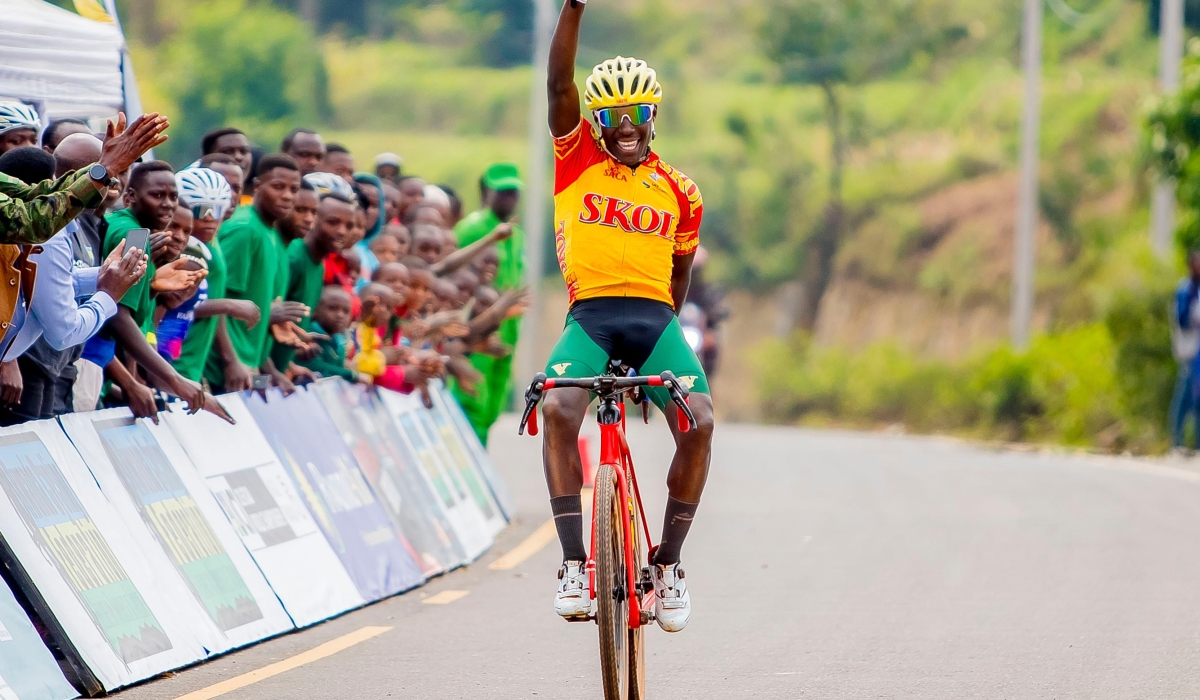Riding solo,  David  Niyonsaba of Shaggy Cycling Team  won the 2025 Umusambi Gravel Race 