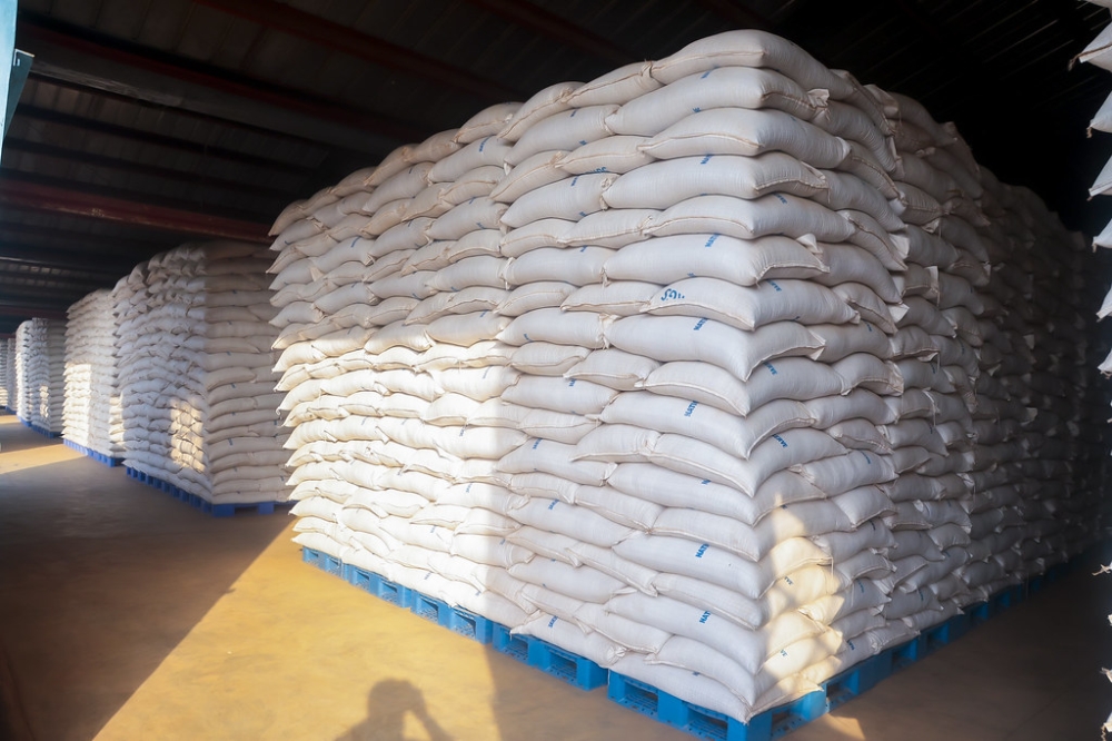 Thousands of tonnes of grains at Nyanza Strategic Grain Reserve in Nyanza District. File