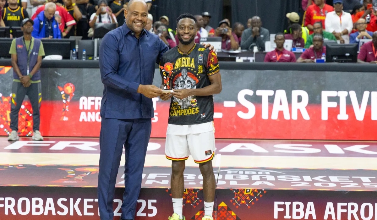 Angola point guard Childe Dundao was Sunday, August 24, named Afrobasket 2025 MVP-courtesy