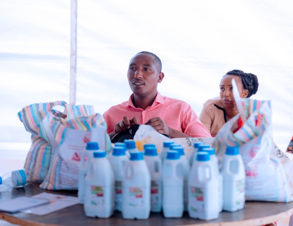 Richard Nkurunziza, a Burundian refugee, who initiated the project. Courtesy