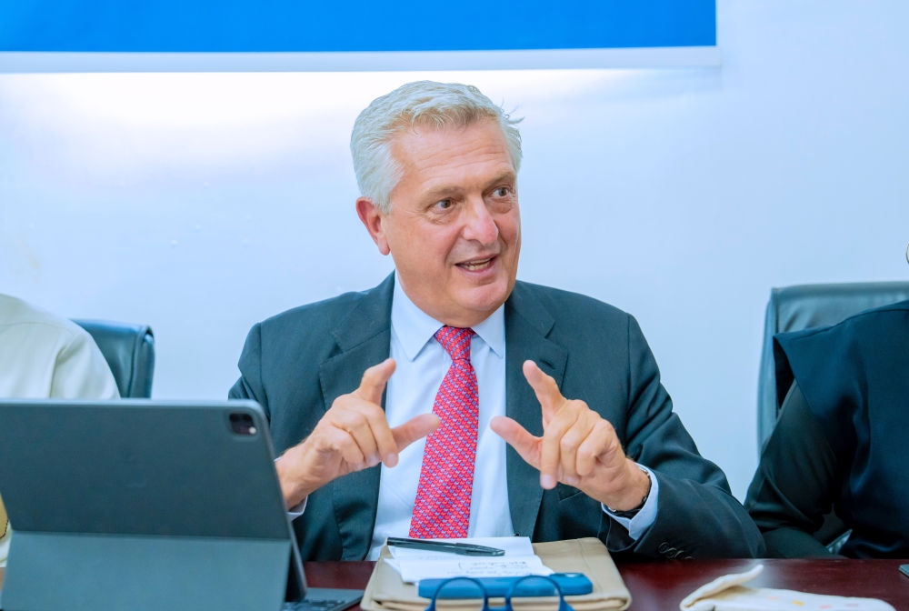 UN refugee agency boss in Rwanda