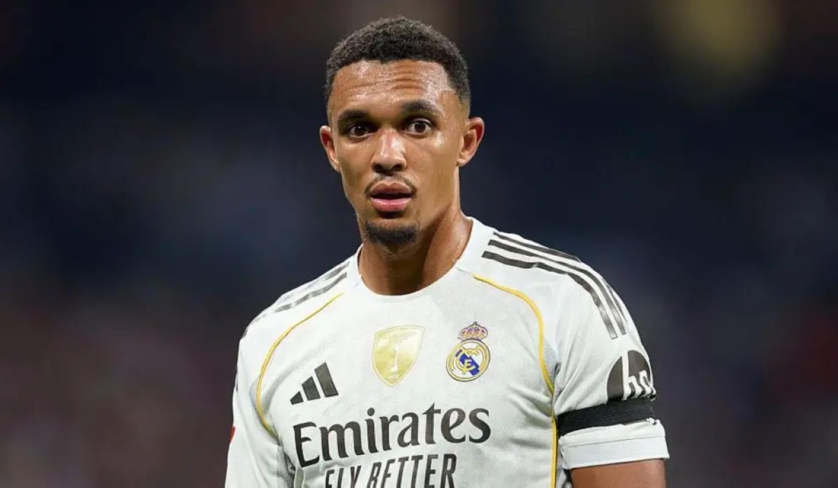 Real Madrid&#039;s Trent Alexander-Arnold faces a return to Anfield after leaving Liverpool for the Spanish giants this summer. GETTY IMAGES