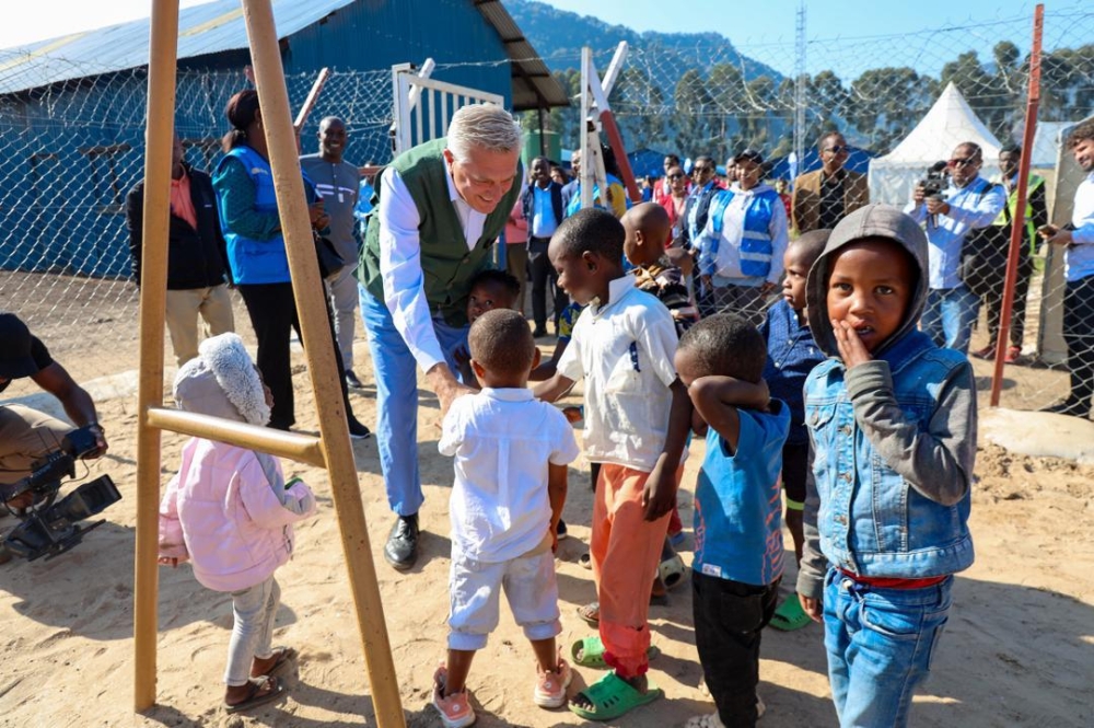 UNHCR boss urges peace in DR Congo to enable safe return of refugees