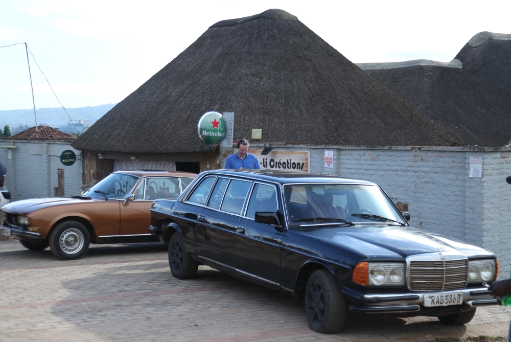 Some old cars that were showcased in Kigali. Photo by Sam Ngendahimana