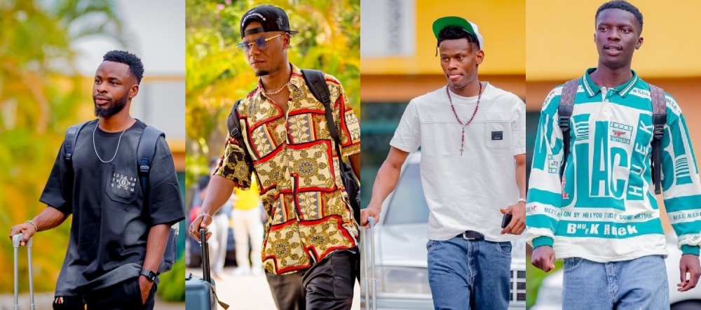 Amavubi players arrive at the hotel to start their camp.