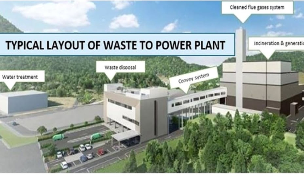 An artist&#039; impression of waste to power plant to be constructed in Musanze. Courtesy