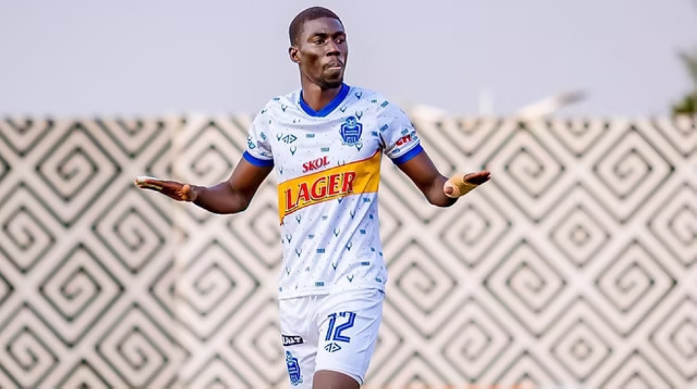 Rayon Sports striker Fall Ngagne has started training after seven months on the sidelines through injury-courtesy