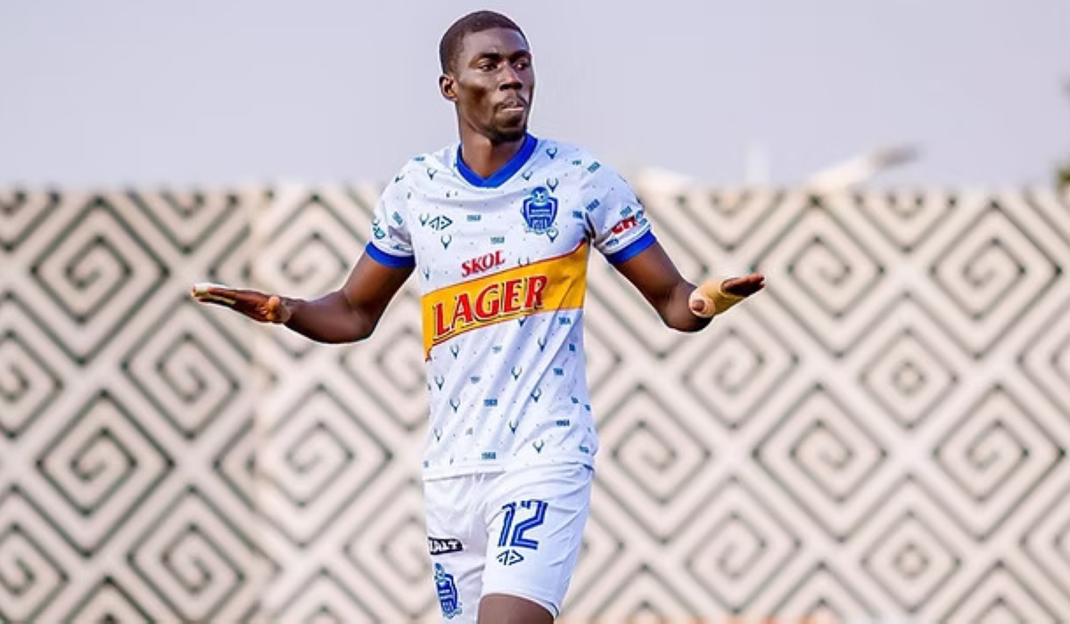 Rayon Sports striker Fall Ngagne has started training after seven months on the sidelines through injury-courtesy