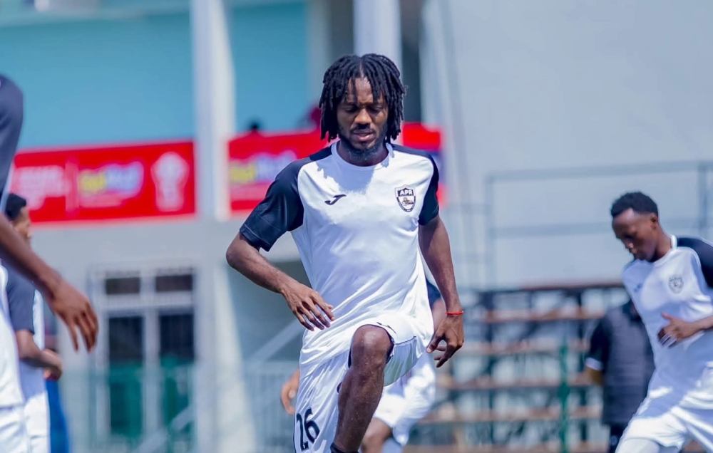 Lamptey during a past training session with APR.