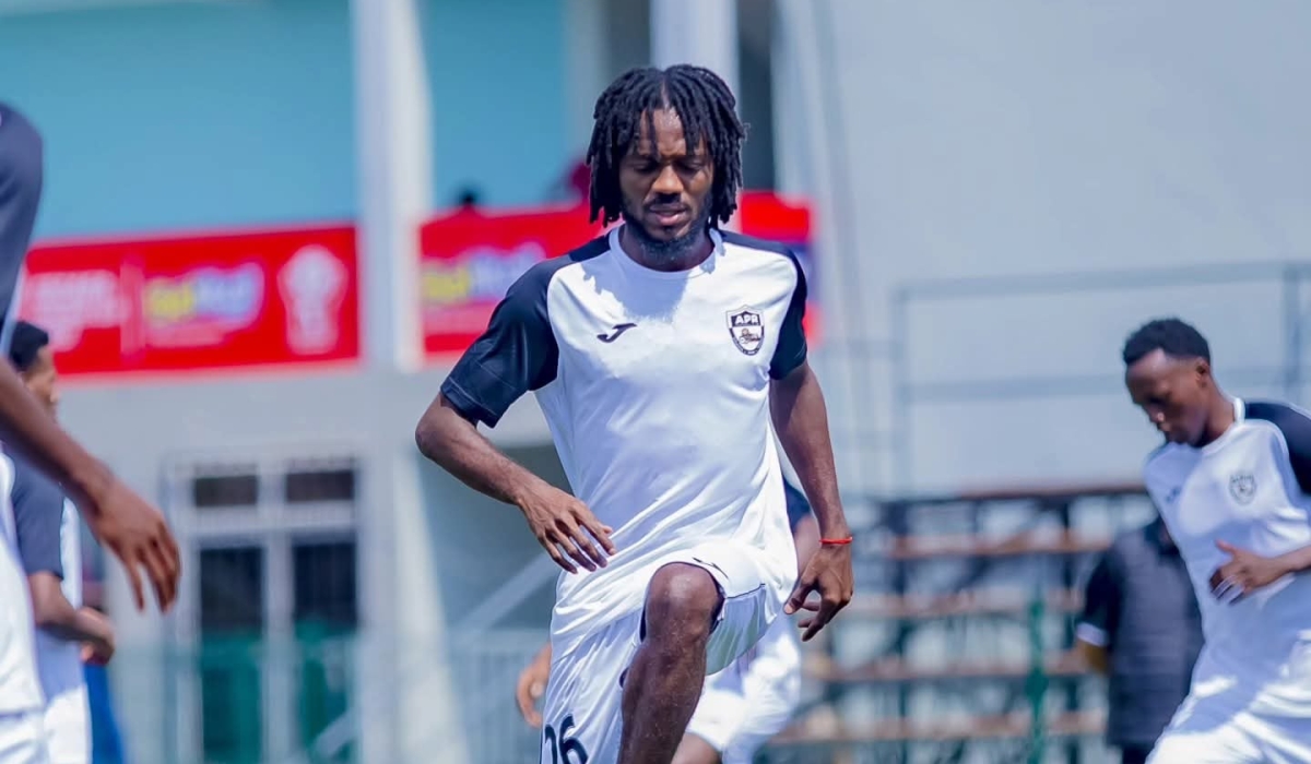 Lamptey during a past training session with APR.