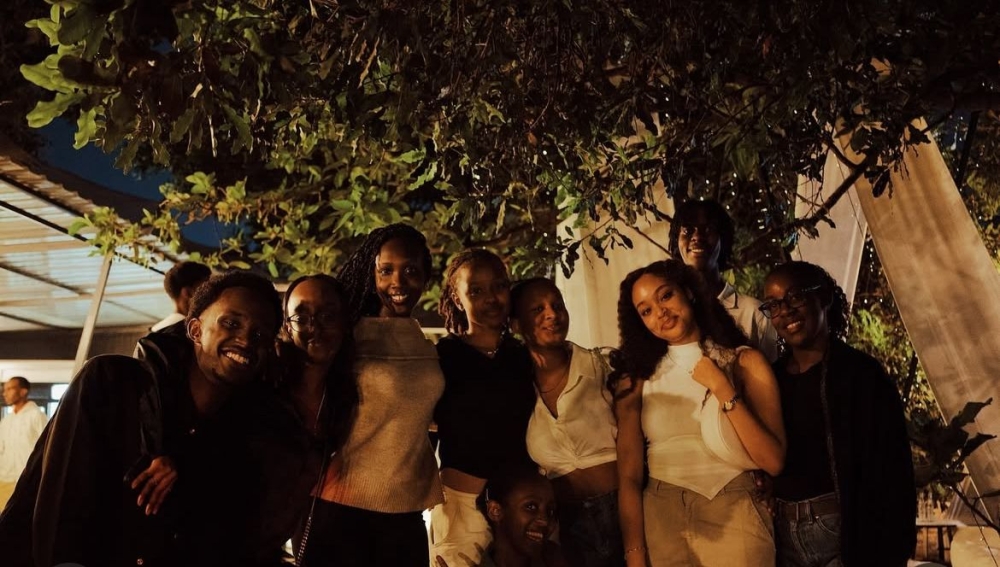 Some of the young people who turned up for Gasana&#039;s Social Sip event. Courtesy