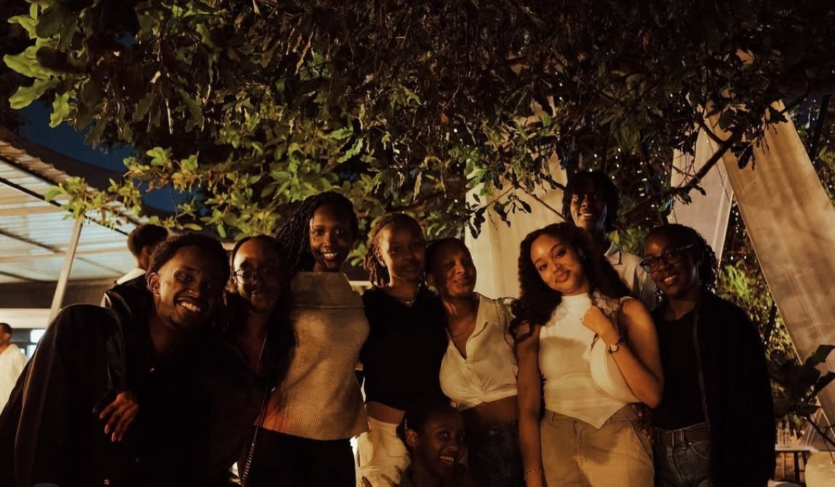 Some of the young people who turned up for Gasana&#039;s Social Sip event. Courtesy