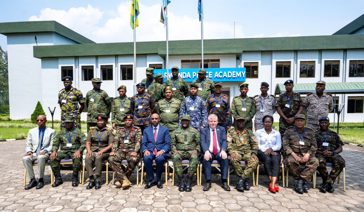 Seventeen officers are from Burundi, Djibouti, Ethiopia, Kenya, Rwanda and Uganda, along with EASF Headquarters staff, are participating in it.