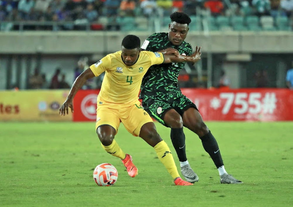 Bafana Bafana host Nigeria during an encounter to decide World Cup ticket.