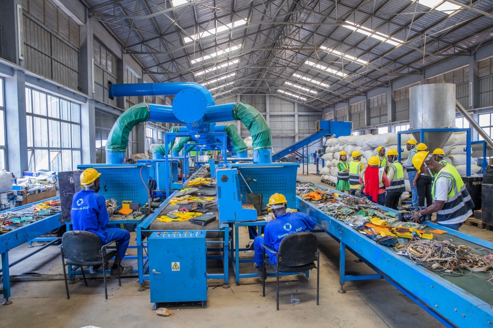 RDB in collaboration with Enviroserve Rwanda, an e-waste recycling company, is leading the nationwide collection and disposal of these unlicensed machines. All photos by Craish Bahizi