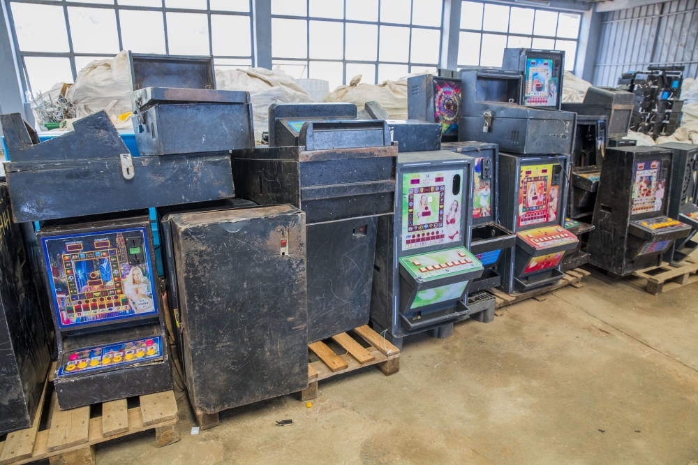 Over 700 unlicenced machines were collected countrywide