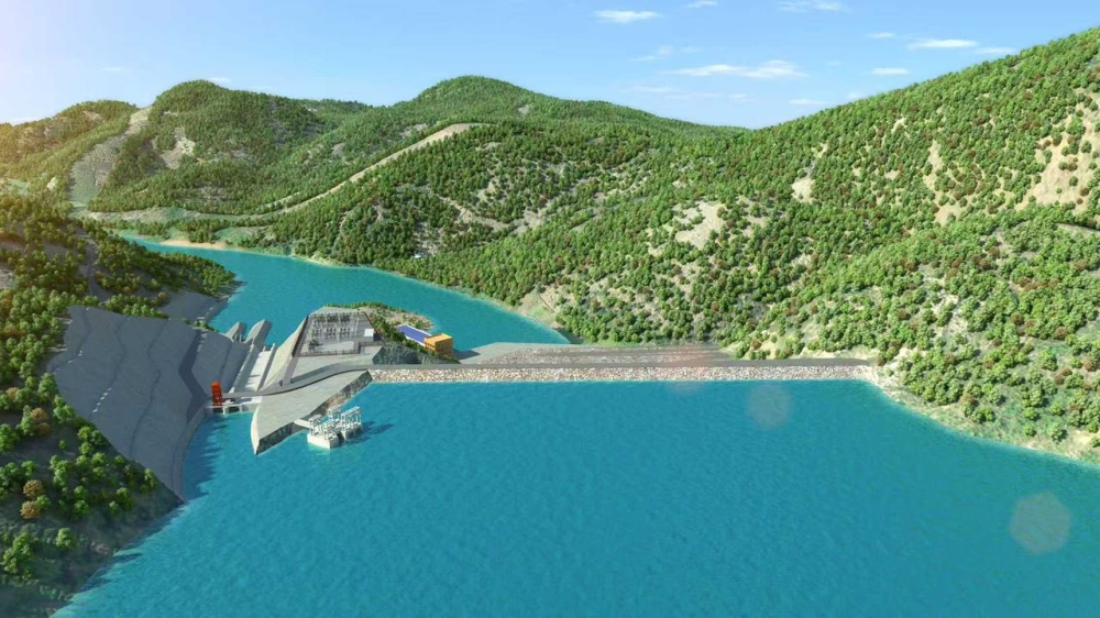 An artist&#039;s impression of an artificial lake that will be created, stretching 67 km through Nyabarongo Dam. Courtesy