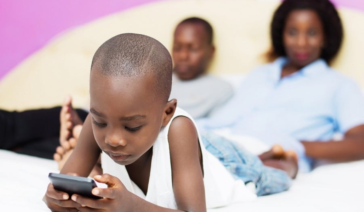 A child watches a video on a smartphone at home. Research has revealed that smartphone use among children under 13 could negatively impact their mental health. Courtesy
