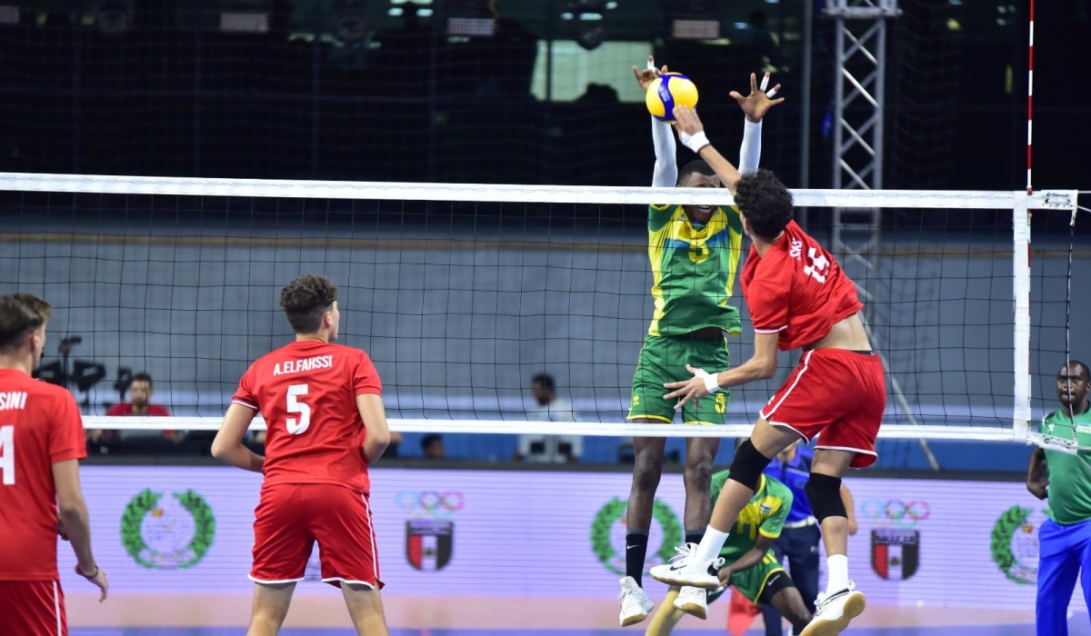 Rwanda fell short against Morocco, losing their opening match in 2025 Men’s U20 African Nations Volleyball Championship in five-set thriller on Saturday, September 13-courtesy