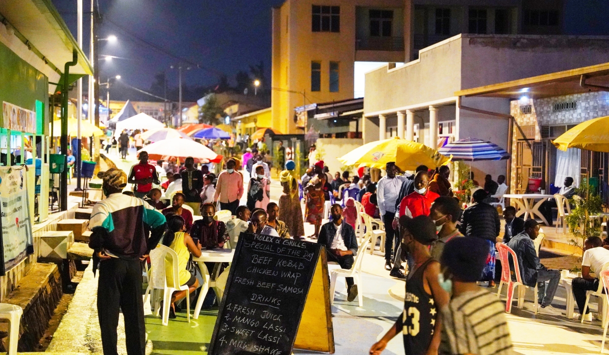 Some grilled brochettes and fried potatoes or bananas are popular street food options for fun occasions, found mostly in places such as the Biryogo Car Free Zone. Craish Bahizi