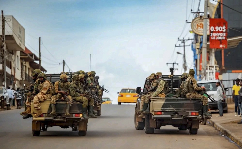 M23 rebels after capturing the city of  Goma in eastern DR Congo in February 2025. Courtesy