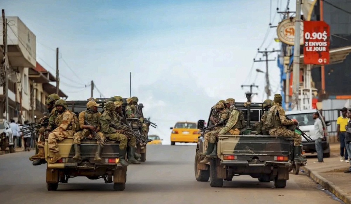 M23 rebels after capturing the city of  Goma in eastern DR Congo in February 2025. Courtesy