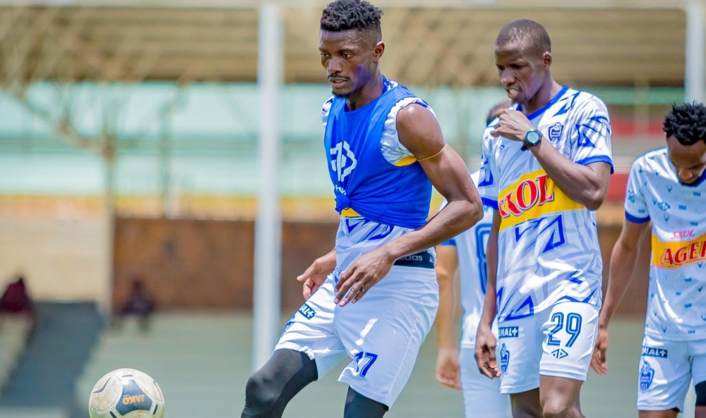  Rayon Sports star striker Asman Ndikumana hopes to make his mark against Singida Big Stars in Saturday CAF Confederation Cup first round at Kigali Pele Stadium-courtesy 