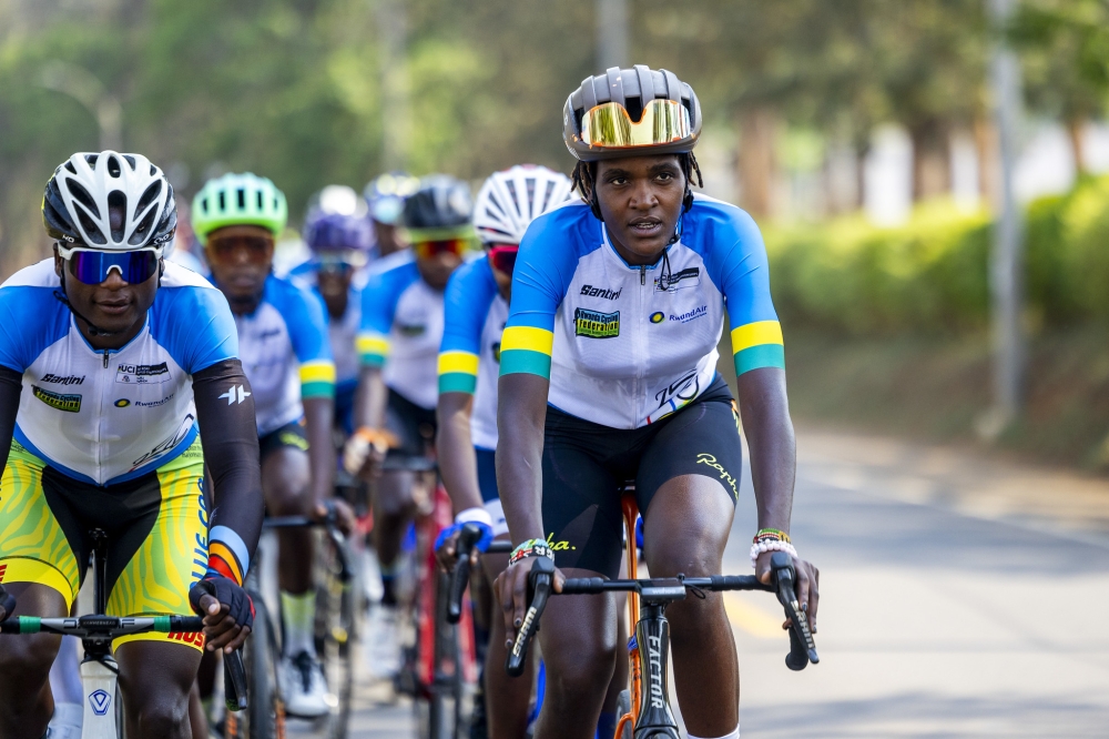 Xaverine Nirere, who will contest in the women’s elite category. Photos by Olivier Mugwiza