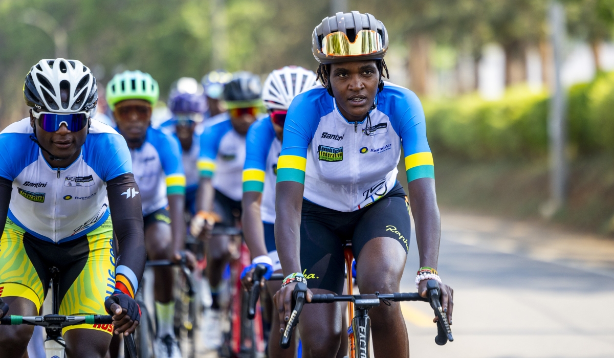 Xaverine Nirere, who will contest in the women’s elite category. Photos by Olivier Mugwiza